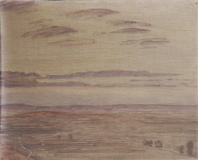 エッゲンブルク近くのぼんやりした風景 作： Walther Gamerith