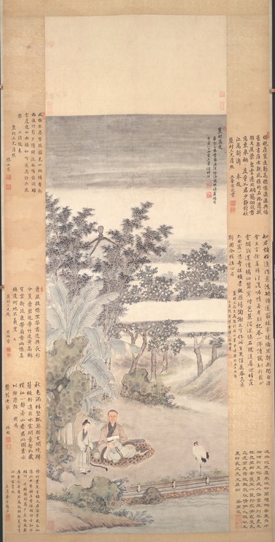 安斉の肖像 作： Wang Hui