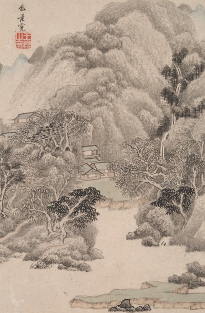 諸巨匠風山水 樊寛後山水（990年） 作： Wang Jian