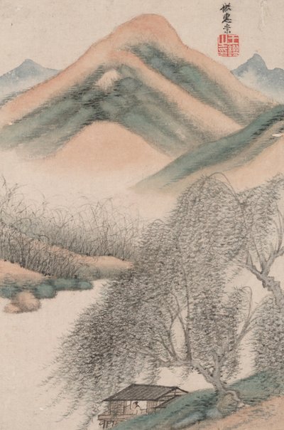古いマスターのスタイルの風景。 ホイチョン後の風景（965年） 作： Wang Jian