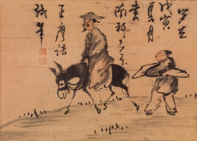 ラバの詩人 作： Wang Wei