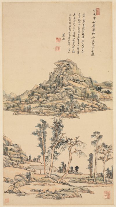 二斬の色彩風景 作： Wang Yuanqi