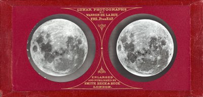 満月」1858年～1859年、印刷は1862年。 作： Warren De La Rue