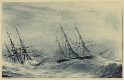 サモアのアピアにおける海軍の災害 作： Warren Sheppard