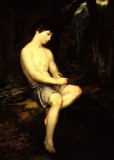 イタリアン・シェパード・ボーイ 1821-23年頃 （油彩・キャンバス） 作： Washington Allston