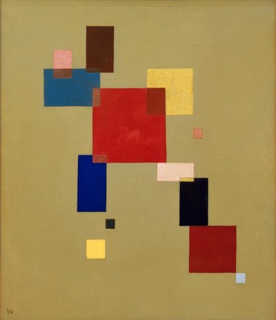13の長方形 作： Wassily Kandinsky