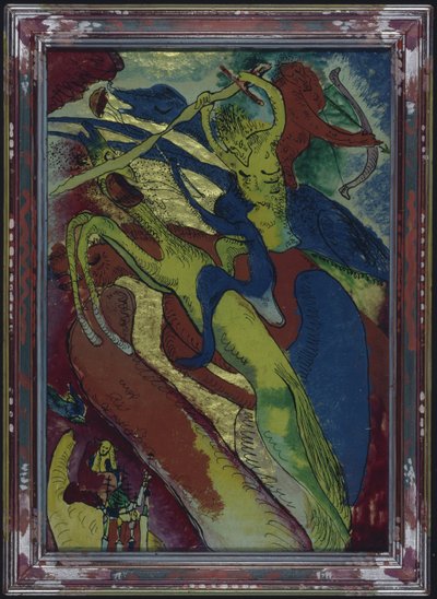 黙示録の騎士 I 作： Wassily Kandinsky