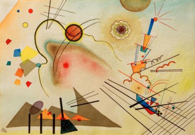 水彩No.606 作： Wassily Kandinsky