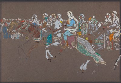 アラビア騎兵 作： Wassily Kandinsky