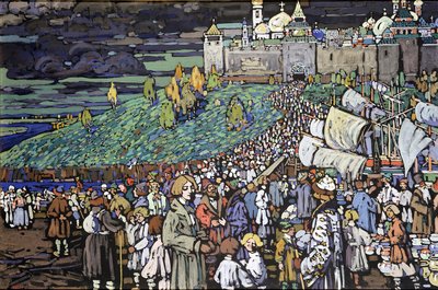商人の登場 作： Wassily Kandinsky