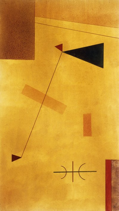 重量を除いて 作： Wassily Kandinsky