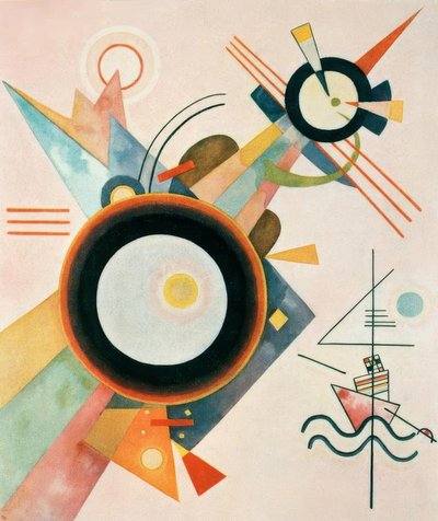 矢印の形の画像 作： Wassily Kandinsky