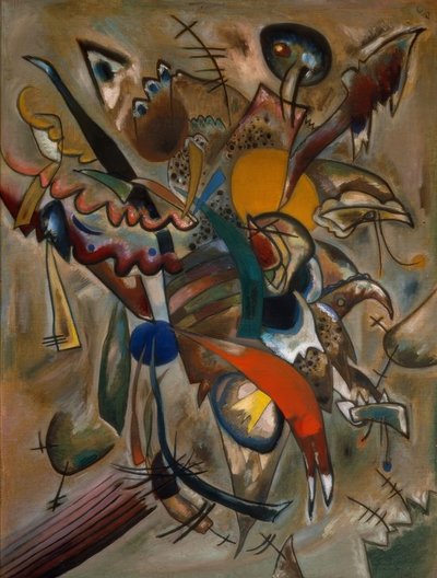 靴ひも付きの画像（構成番号234） 作： Wassily Kandinsky