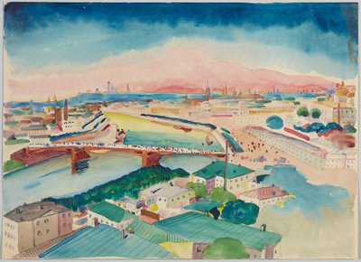 モスクワの眺め 作： Wassily Kandinsky