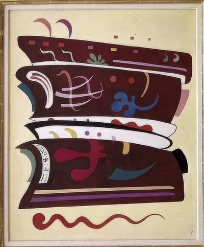 ブランサプリメント。 1935 作： Wassily Kandinsky