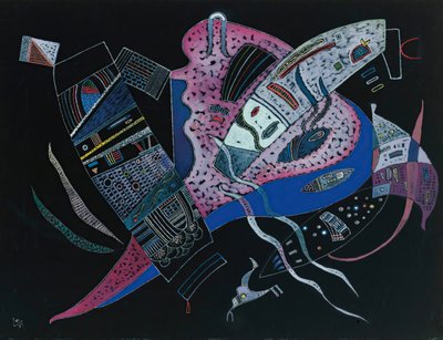 集中、1937年。 作： Wassily Kandinsky