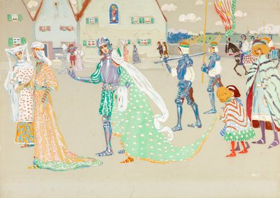 若いカップル 作： Wassily Kandinsky
