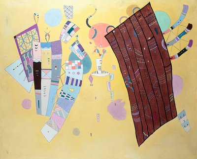 繊細な緊張 作： Wassily Kandinsky