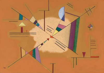 対角線 作： Wassily Kandinsky
