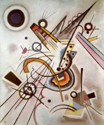 対角線 作： Wassily Kandinsky