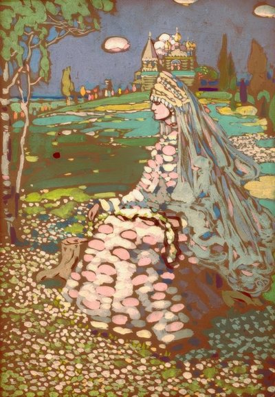 花嫁 作： Wassily Kandinsky