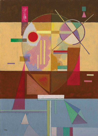 崩壊した張力 作： Wassily Kandinsky