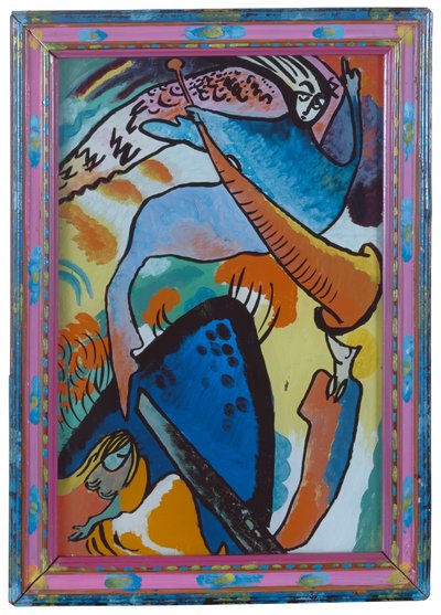 最後の審判の天使 (最後の審判の欠片) 作： Wassily Kandinsky