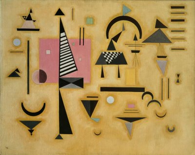 究極のピンク 作： Wassily Kandinsky