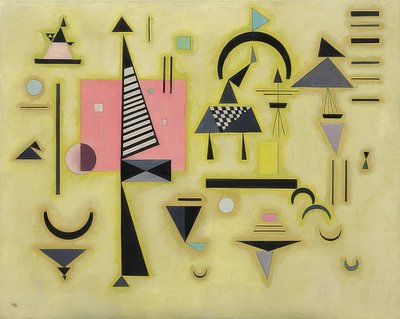 究極のピンク。 1932 作： Wassily Kandinsky