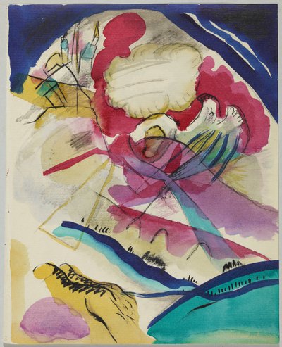 「白線画」下書き 作： Wassily Kandinsky