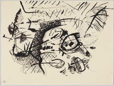 「コンポジションVII」の下書き 作： Wassily Kandinsky