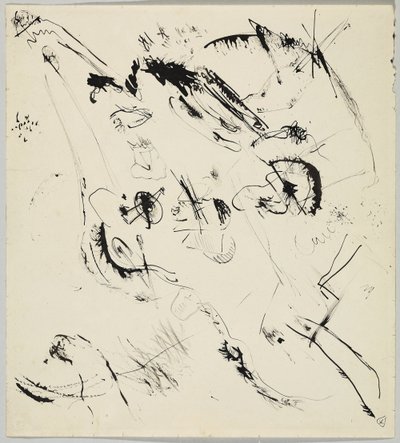 「コンポジションVII」の下書き 作： Wassily Kandinsky