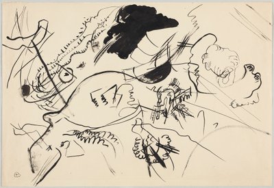 「コンポジションVII」の下書き 作： Wassily Kandinsky