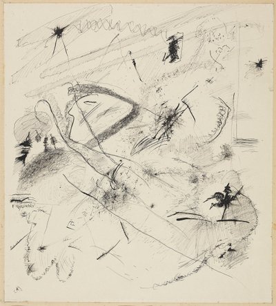 「黒い線」の下書き 作： Wassily Kandinsky