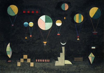 浅い-深い 作： Wassily Kandinsky
