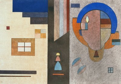別々に接続されている - Divisé-Lié 作： Wassily Kandinsky