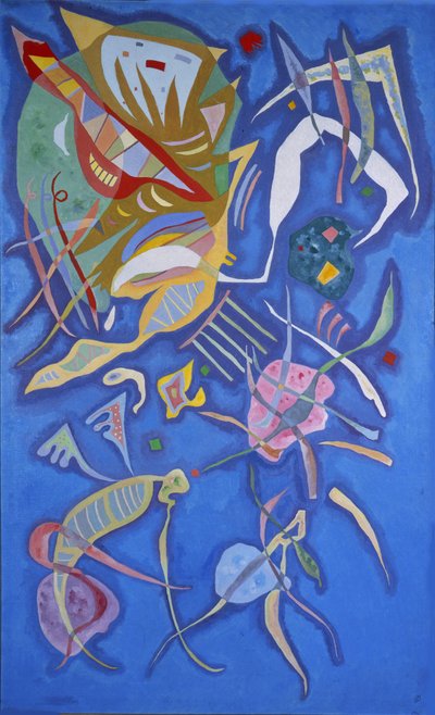 グループ化。 (キャンバスに油彩 作： Wassily Kandinsky