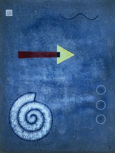 緑の先端 作： Wassily Kandinsky