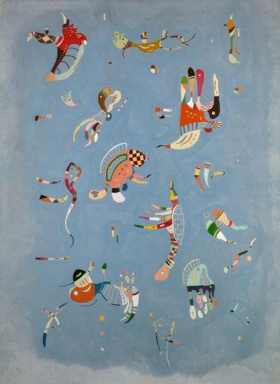 空色 作： Wassily Kandinsky