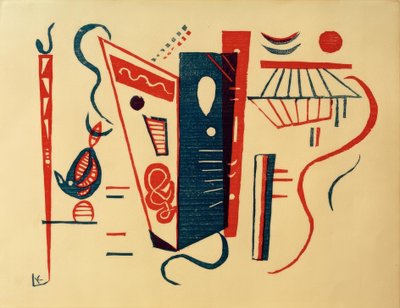 XXの木版画。シエクル、No。5-6 作： Wassily Kandinsky