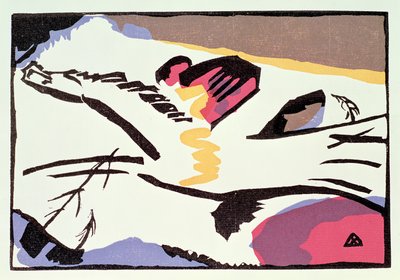 馬、「ブルーライダー」、1911年から 作： Wassily Kandinsky