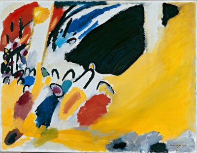 印象No.3（コンサート） 1911年（油彩・キャンバス 作： Wassily Kandinsky