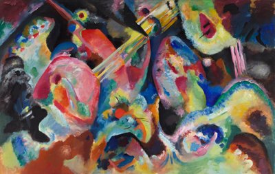 即興の大洪水 作： Wassily Kandinsky