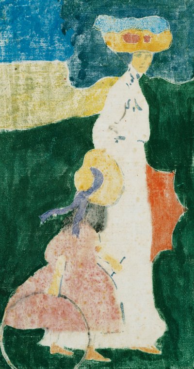 ブザーで;夏に 作： Wassily Kandinsky