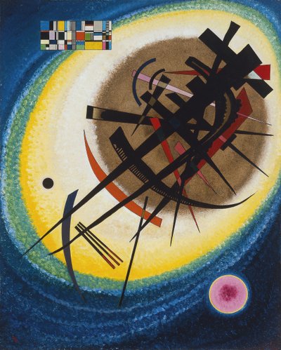 明るい楕円形、1925年 作： Wassily Kandinsky