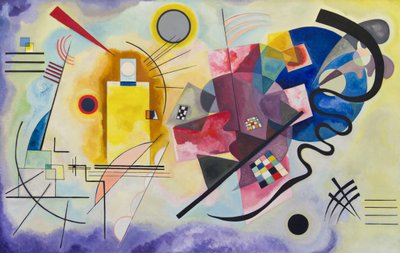 イエローレッドブルー 作： Wassily Kandinsky