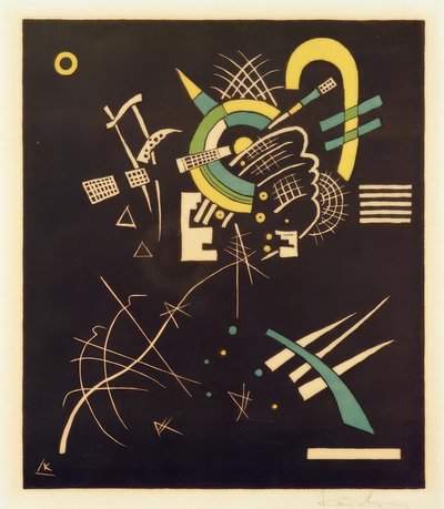 リトル・ワールド、シート7 作： Wassily Kandinsky