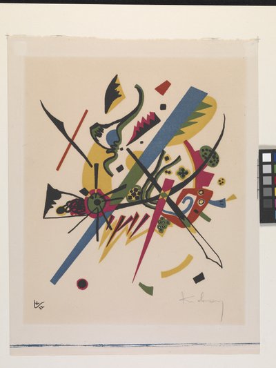 Kleine Welten I (Small Worlds I) (カラーリトグラフ) 作： Wassily Kandinsky