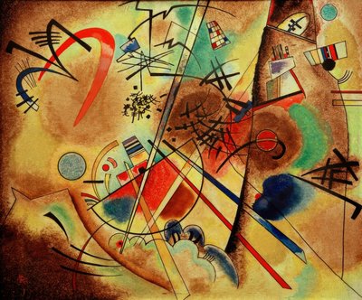 赤の小さな夢 作： Wassily Kandinsky