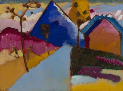 Kochel – まっすぐな通り 作： Wassily Kandinsky